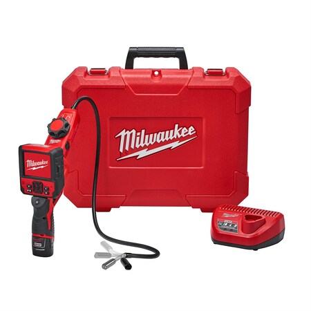 Milwaukee Tool M12 M-SPECTOR FLEX 3' FT Inspection Camera Cable w/ PIVOTVIEW  Kit 2317-21